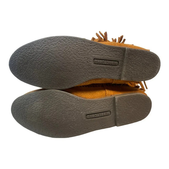 Camel Boots with Fringe - Picture 3 of 4